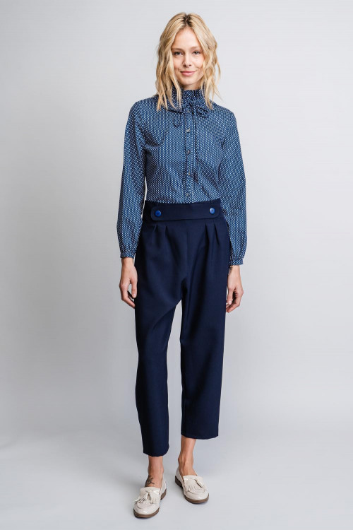 FREEBORN TROUSERS  NAVY