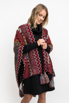 PONCHO THICKET ROJO