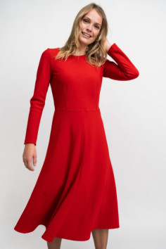 MUNN DRESS  RED