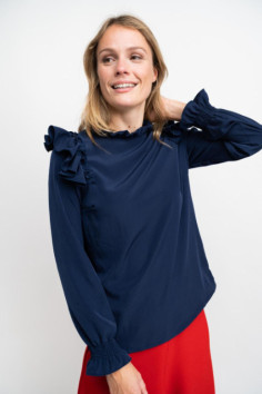 CAMISA MORRIS MARINO