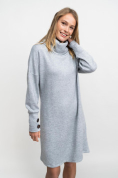 HOE DRESS  GREY