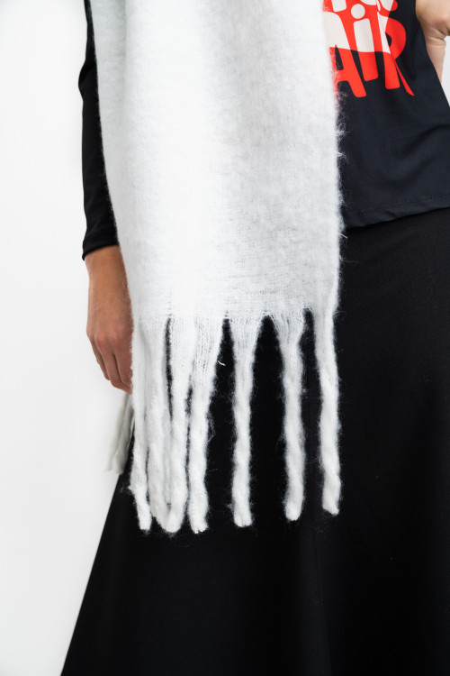 NELSON SCARF  WHITE