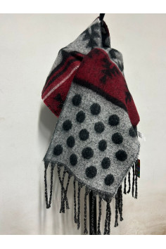 Scarf patchwork black