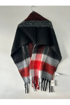 Scarf Checkline Red