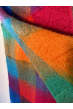 Scarf Check Orange 2