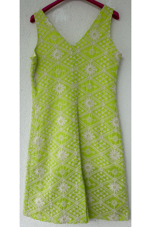 VESTIDO GOULD PISTACHO