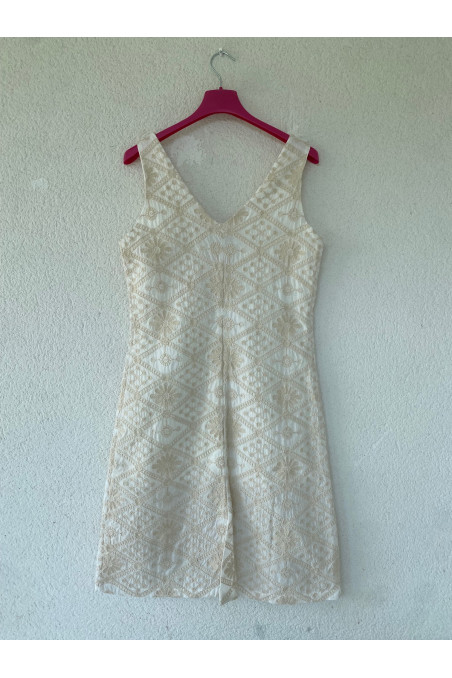 VESTIDO GOULD HUESO
