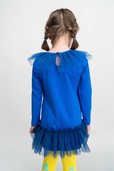 VESTIDO BORDERS AZUL