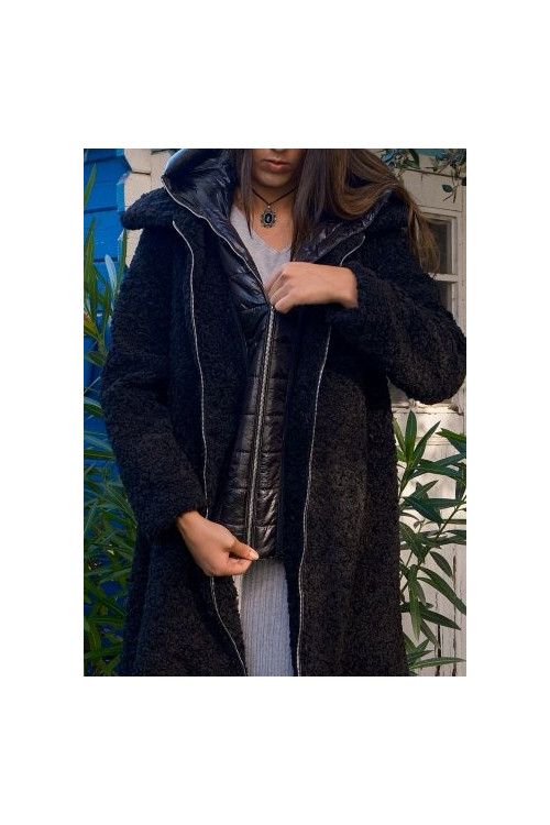 ABRIGO PELO NEGRO