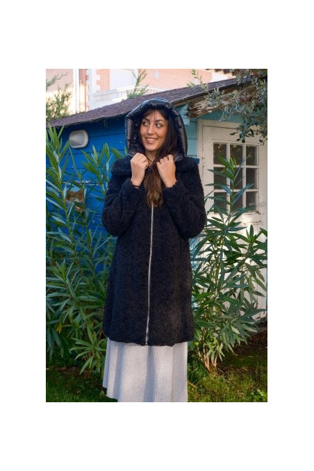 ABRIGO PELO NEGRO