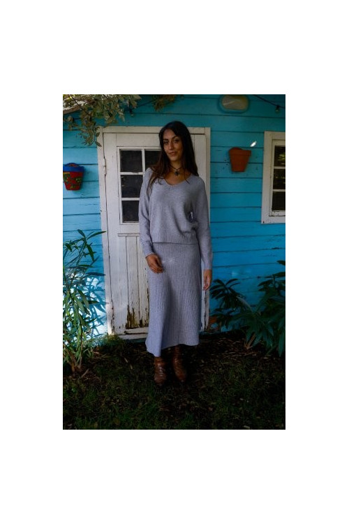 JERSEY PUNTO EN PICO GRIS