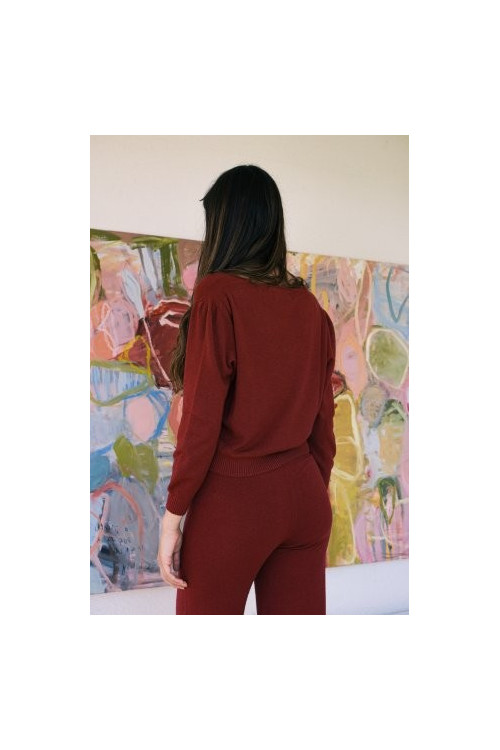 JERSEY PUNTO GRANATE