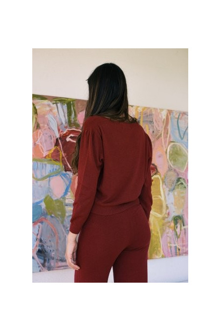 JERSEY PUNTO GRANATE