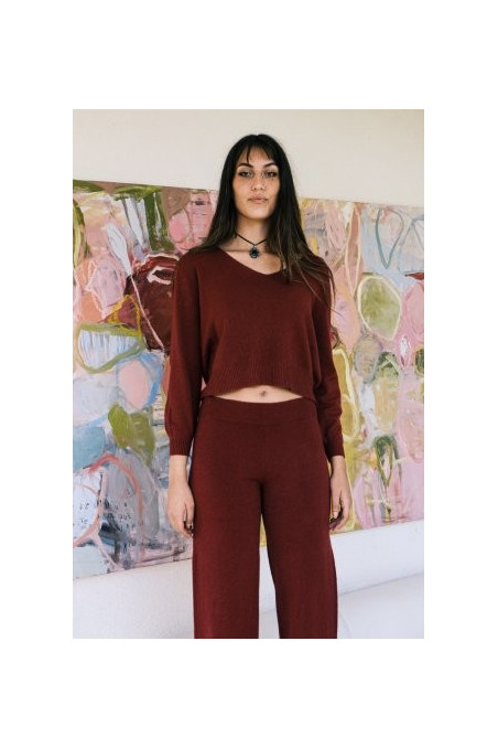 JERSEY PUNTO GRANATE