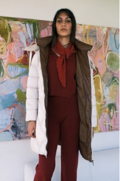 ANORAK BICOLOR BEIGE CON... 2