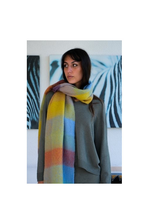 Scarf Check Green