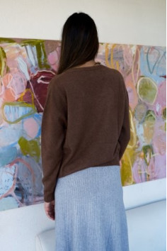 JERSEY PUNTO EN PICO MARRÓN 2