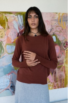 JERSEY CUELLO CERRADO TEJA 2