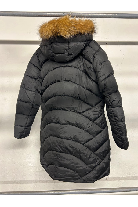 ANORAK NEGRO PELO CAPUCHA