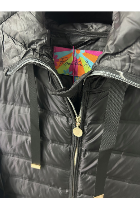 ABRIGO NEGRO ACOLCHADO