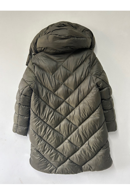 ANORAK BICOLOR KAKI BEIGE