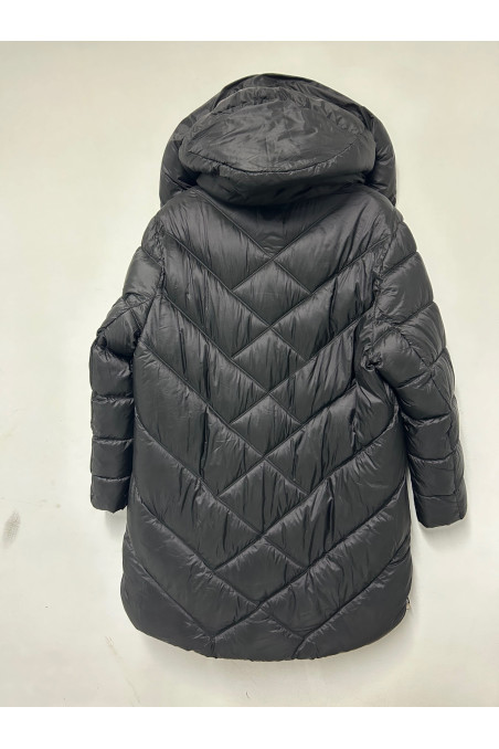 ANORAK BICOLOR NEGRO BEIGE