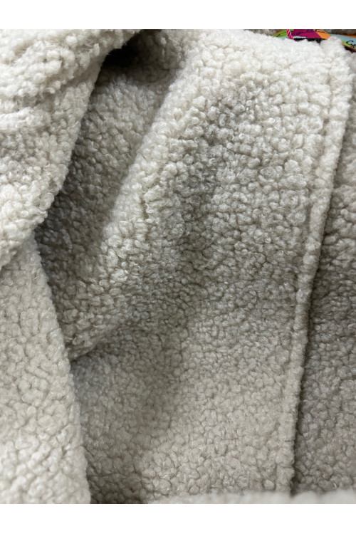 CHAQUETA BEIGE BORREGUILLO