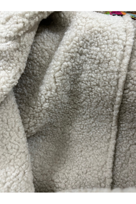 CHAQUETA BEIGE BORREGUILLO