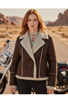 CHAQUETA BORREGUILLO MARRÓN