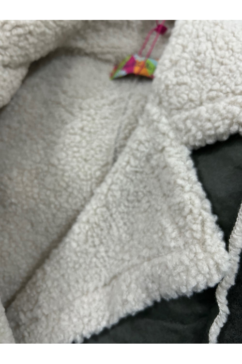 CHAQUETA BORREGUILLO VERDE