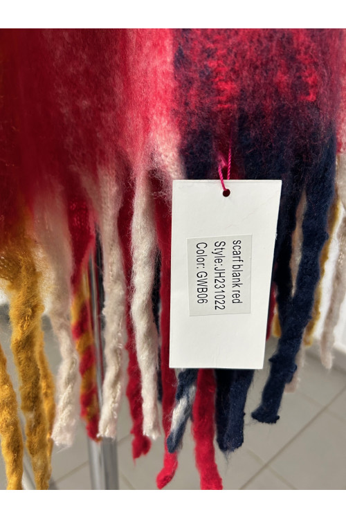 SCARF BLANK RED