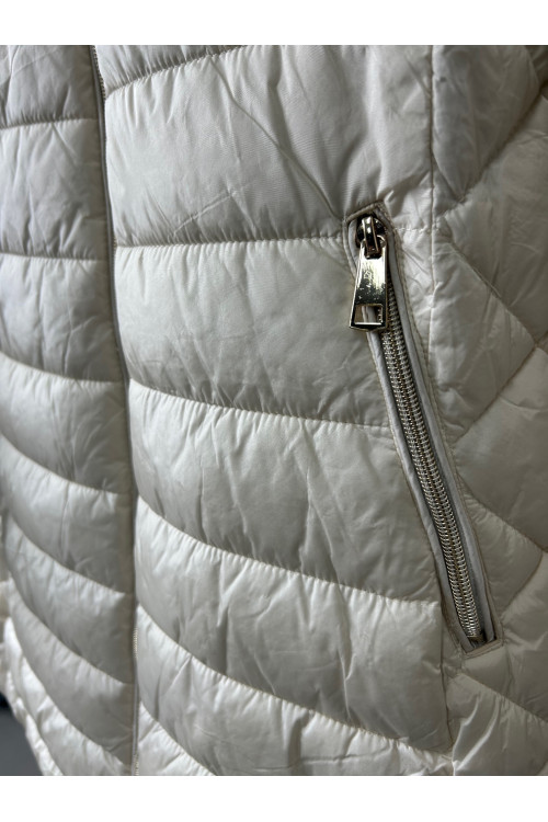 ANORAK BEIGE CAPUCHA PELO