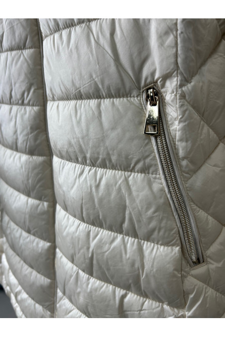 ANORAK BEIGE CAPUCHA PELO