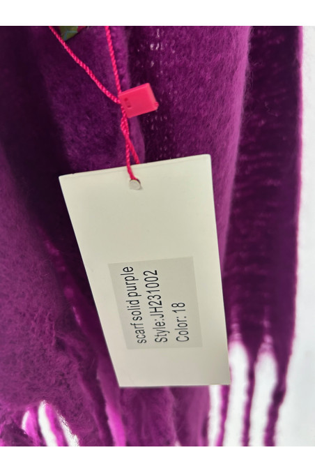 SCARF SOLID PURPLE
