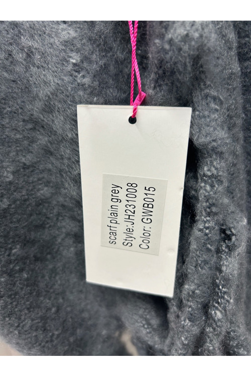 SCARF PLAIN GREY