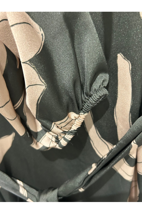 VESTIDO FLORES VERDE