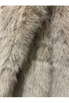 CHAQUETA PELO CAPUCHA BEIGE 2