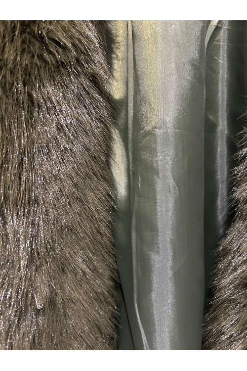 CHAQUETA CAPUCHA PELO VERDE