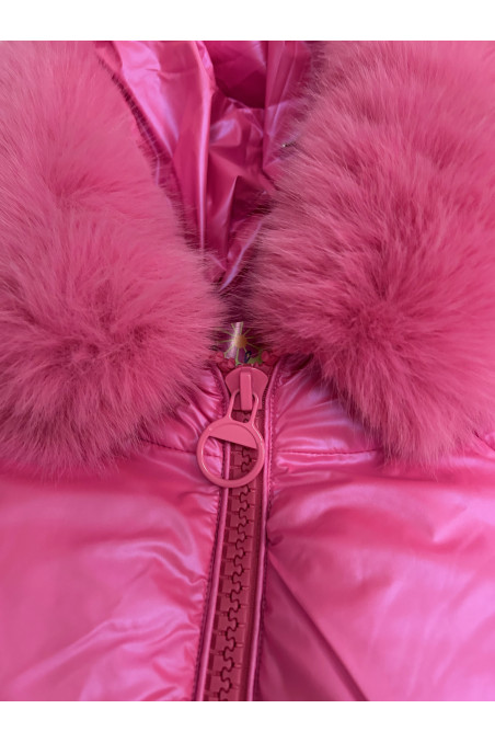 PARKA ROSA CAPUCHA