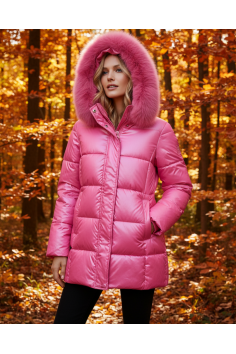 PARKA ROSA CAPUCHA