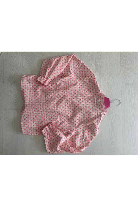 CAMISA CORAZONES ROSA