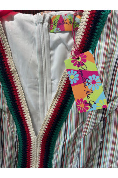 VESTIDO RAYAS VERDE 2