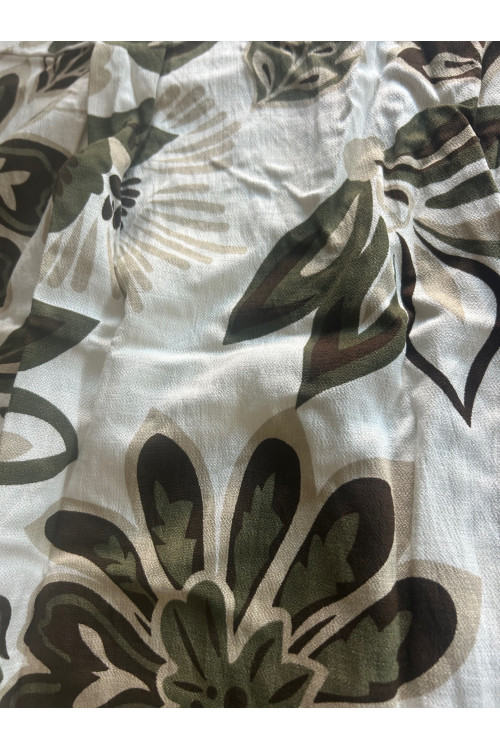 VESTIDO FLORES VERDE