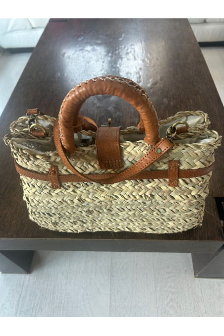 BOLSO RAFIA Y PIEL