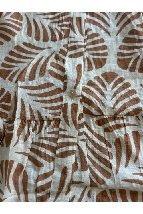 VESTIDO ESPIGA TOSTADO