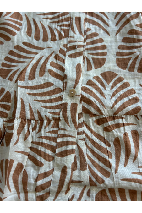 VESTIDO ESPIGA TOSTADO