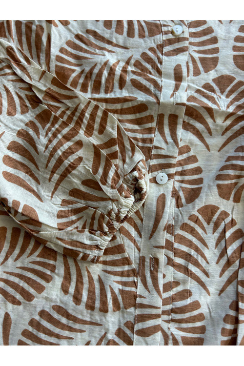 VESTIDO ESPIGA TOSTADO