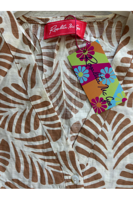 VESTIDO ESPIGA TOSTADO