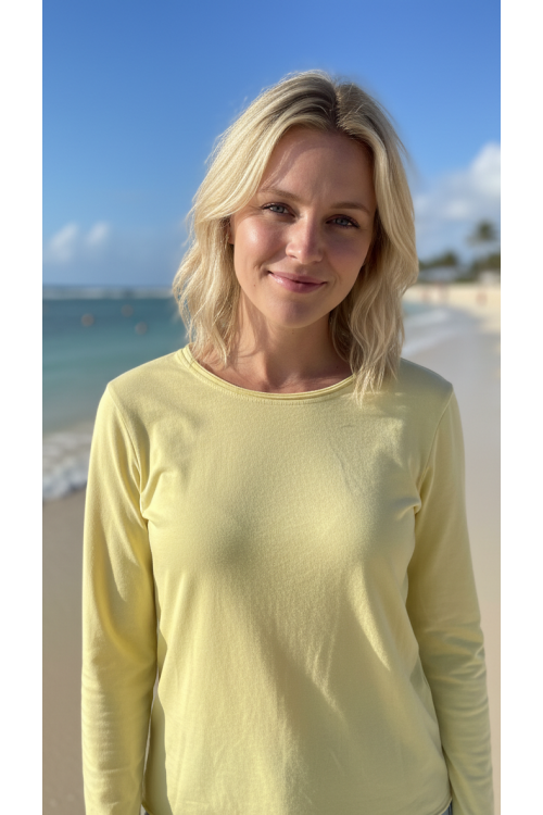 CAMISETA LISA AMARILLA