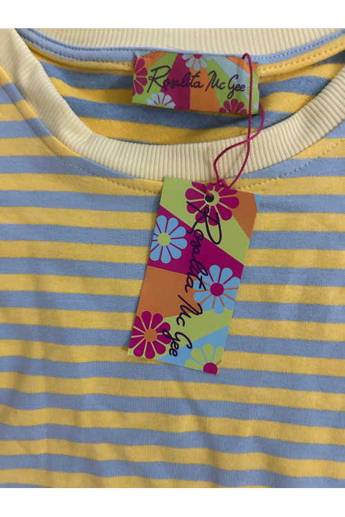 CAMISETA RAYAS AMARILLA